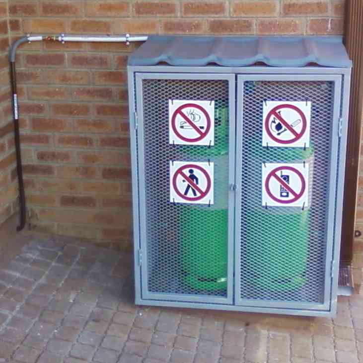 gas cage and gas cilinders