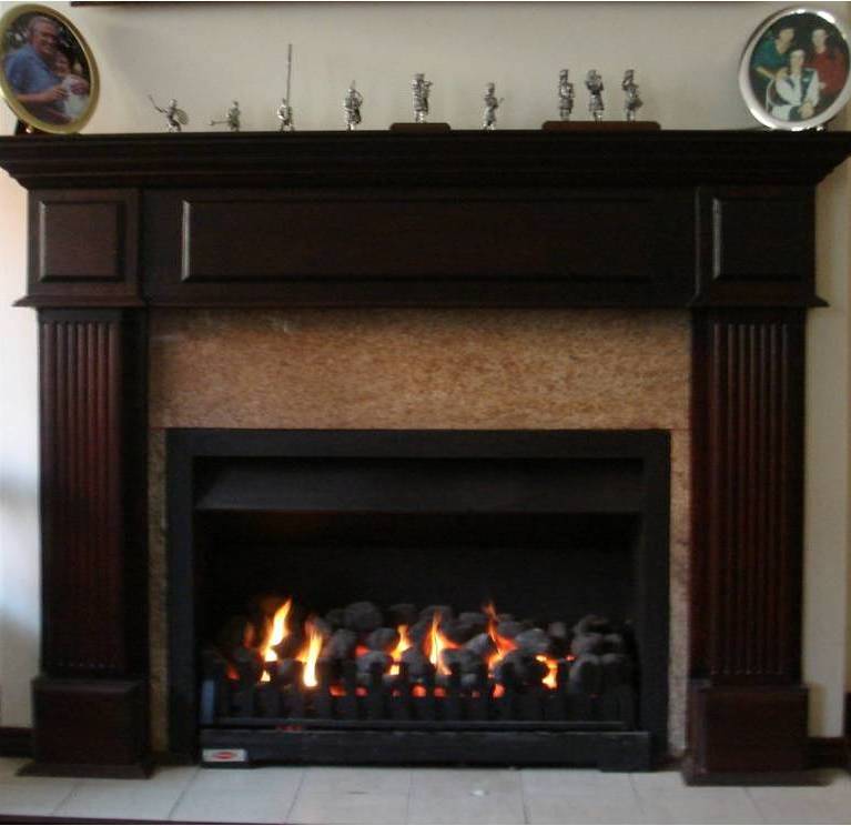 gas fire place