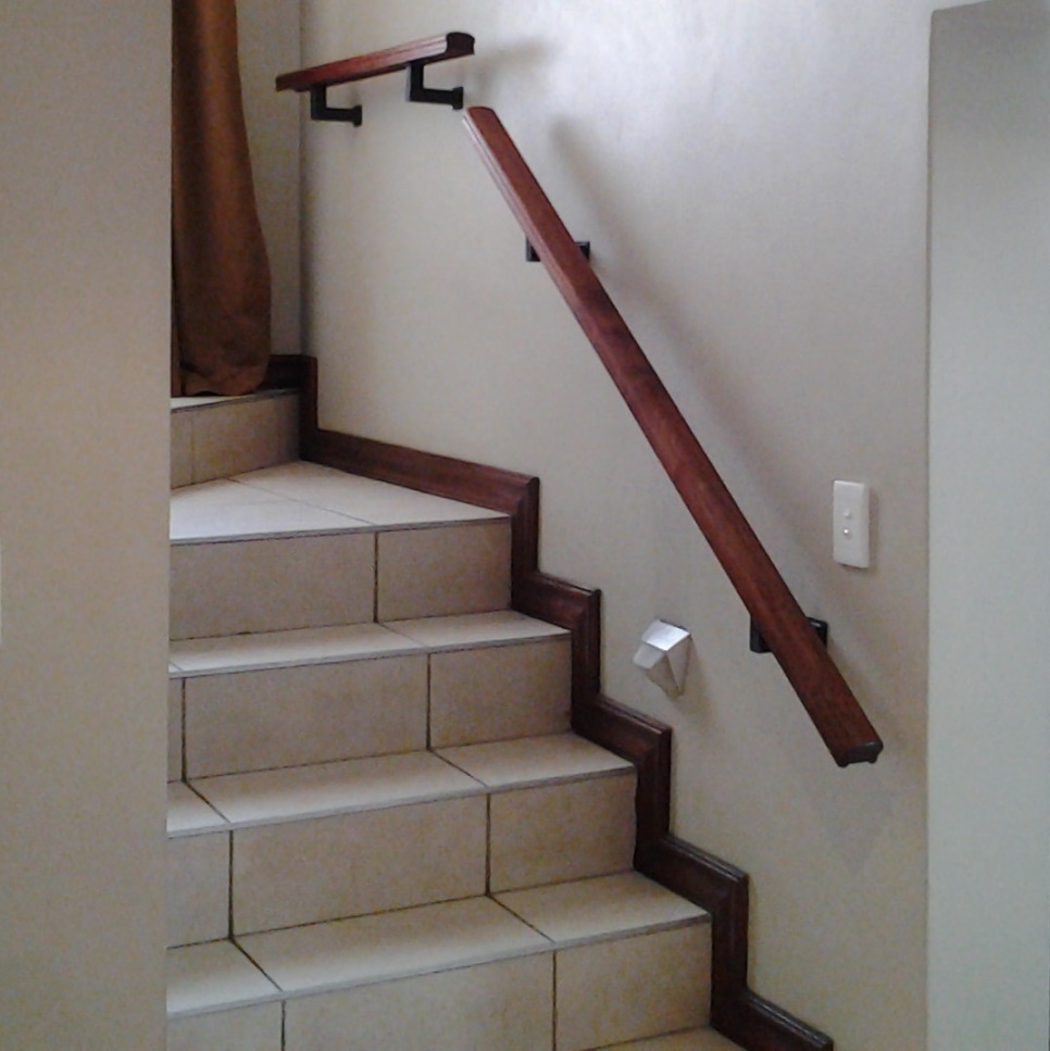 wooden balustrade